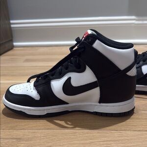 Nike Black and White High-Top Sneakers